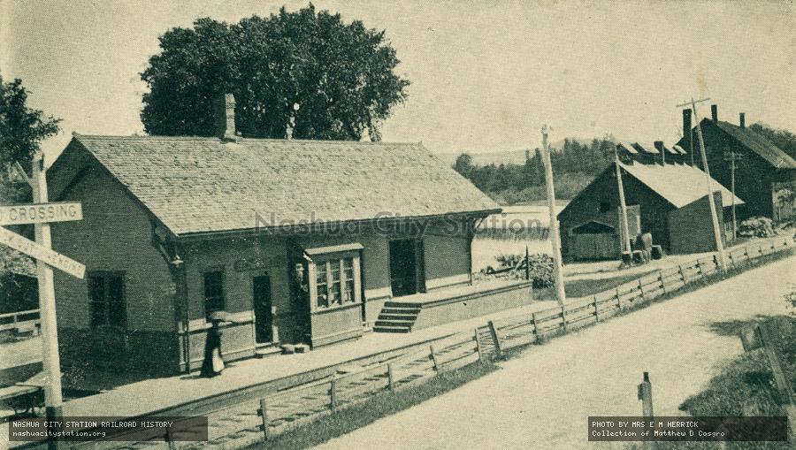Postcard: The Depot, Peterborough Mountain and Goodall